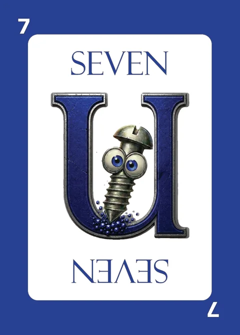 Blue seven